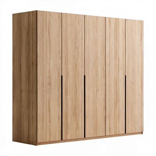 Szafa ubraniowa 6-drzwiowa dąb sonoma z płyty wiórowej laminowanej, 270 x 60 x 220 cm