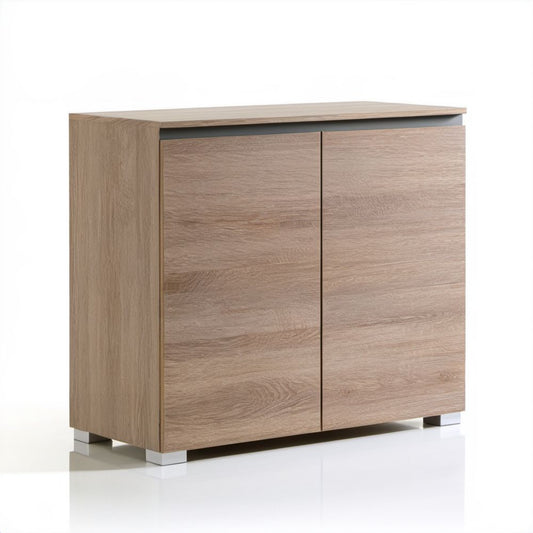 Szafka na buty dąb sonoma z płyty wiórowej laminowanej 80 × 35 × 80 cm